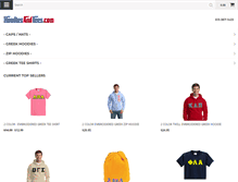 Tablet Screenshot of edgepromowear.com